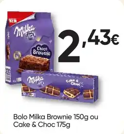 Froiz Bolo milka brownie ou cake & choc promoção