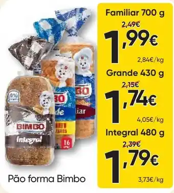 Pão forma Bimbo