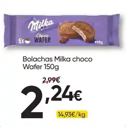 Froiz Bolachas Milka choco Wafer promoção