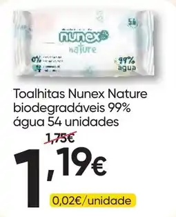 Froiz Toalhitas nunex nature promoção