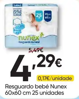 Froiz Resguardo bebé Nunex promoção