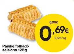 Froiz Panike folhado salsicha promoção