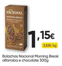 Froiz Bolachas Nacional Morning Break alfarroba e chocolate promoção