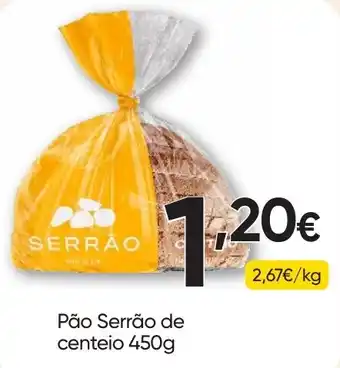 Pão Serrão de centeio