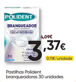 Froiz Pastilhas Polident branqueadoras promoção