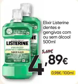 Froiz Elixir listerine dentes e gengivas com ou sem álcool promoção