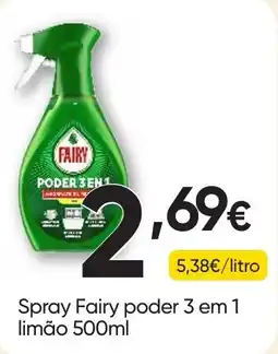 Froiz Spray fairy poder 3 em 1 limão promoção