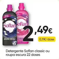 Froiz Detergente Soflan classic ou roupa escura promoção