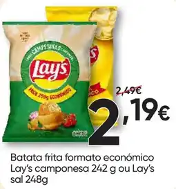 Froiz Lay's batata frita formato económico promoção