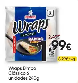 Froiz Wraps bimbo clássico promoção