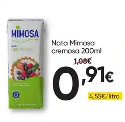 Froiz Nata mimosa cremosa promoção