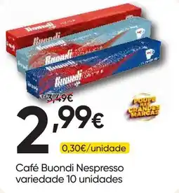 Froiz Café Buondi Nespresso variedade 10 unidades promoção
