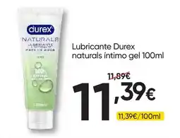 Froiz Lubricante Durex naturals íntimo gel promoção
