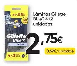 Froiz Lâminas gillette blue3 promoção
