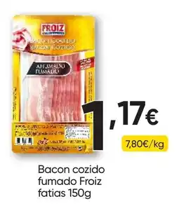 Froiz Bacon cozido fumado froiz fatias promoção