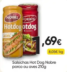 Froiz Salsichas Hot Dog Nobre promoção