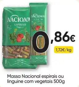 Froiz Massa Nacional espirais ou linguine com vegetais promoção