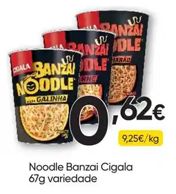 Froiz Noodle Banzai Cigala promoção