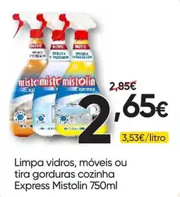 Froiz limpa vidros, móveis ou tira gorduras cozinha express mistolin promoção