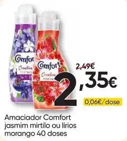 Froiz Amaciador Comfort jasmim mirtilo ou lirios morango promoção