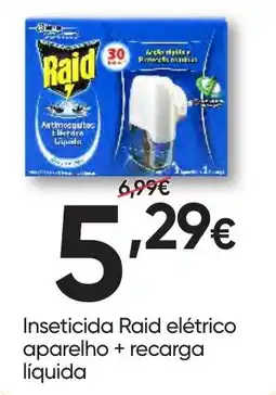 Froiz Inseticida raid elétrico aparelho + recarga líquida promoção