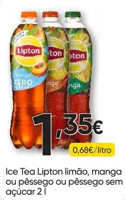 Froiz Ice Tea Lipton limão, manga ou pêssego ou pêssego sem açúcar promoção