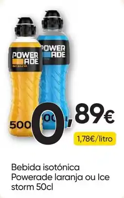 Froiz Powerade laranja ou Ice storm promoção