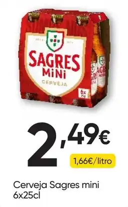Froiz Cerveja Sagres mini promoção