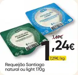Froiz Requeijão Santiago natural ou light promoção