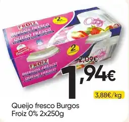 Froiz Queijo fresco Burgos Froiz 0% promoção