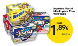 Froiz logurtes Nestlé promoção