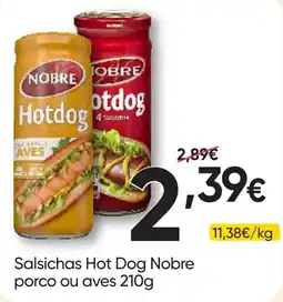 Froiz Salsichas Hot Dog Nobre promoção