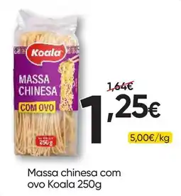 Froiz Massa chinesa com ovo Koala promoção