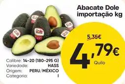Froiz Abacate Dole importação kg promoção