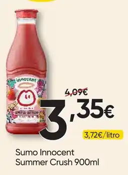 Froiz Sumo innocent summer crush promoção