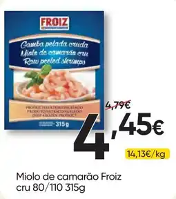 Froiz miolo de camarão froiz cru promoção