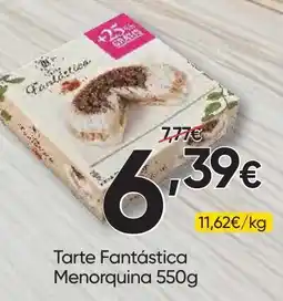 Froiz Tarte Fantástica Menorquina promoção
