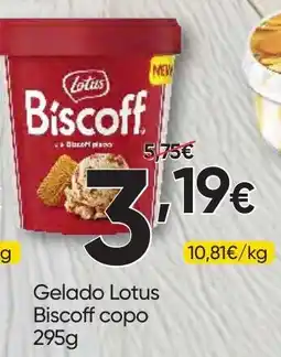 Froiz Gelado Lotus Biscoff copo promoção