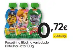 Froiz Pacotinho Blédina variedade Patrulha Pata promoção