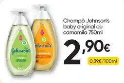 Froiz Champô johnson's baby original ou camomila promoção