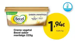 Froiz Creme vegetal Becel sabor manteiga promoção