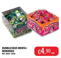 Central Cash Bubblicious menta / morango promoção