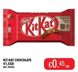 Central Cash Kit Kat chocolate promoção