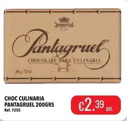 Central Cash Pantagruel chocolate para culinaria promoção