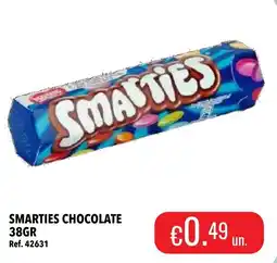 Central Cash Smarties chocolate promoção