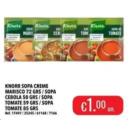Central Cash Knorr sopa creme promoção