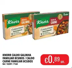 Central Cash Knorr caldo galinha familiar 8cubos / caldo carne familiar 8cubos promoção