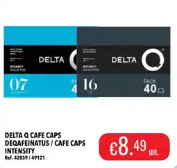 Central Cash delta q cafe caps decafeinatus / cafe caps intensity promoção