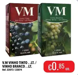Central Cash V.m vinho tinto . .lt. / vinho branco . .lt. promoção