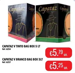 Central Cash Capataz v tinto bag box promoção